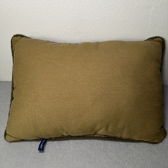 Ashford Court Lion Tapestry Throw Pillow 21 X 15 Safari Animal Print - Picture 4 of 7